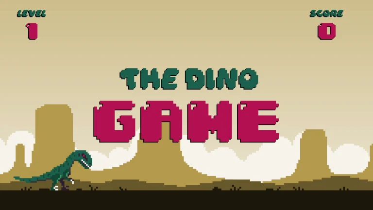 Vignette du projet "The Dino Game"